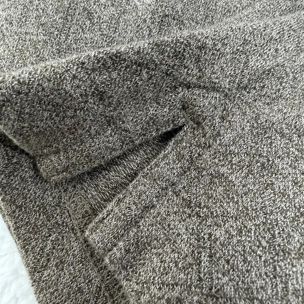 Turnbury‎ Mens Brown Long Sleeve Polo Shirt 100% Cotton Size M Heathered Knit